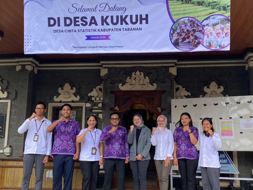 Desa Kukuh Ikuti Field Evaluation Program Desa Cinta Statistik (Desa CANTIK) Tahun 2025