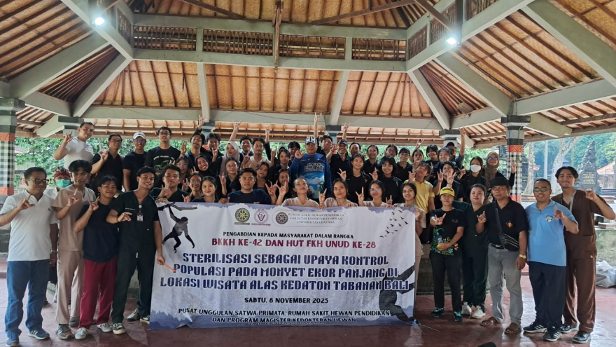 Sterilisasi Sebagai Upaya Pengendalian Populasi Monyet Ekor Panjang di Kawasan Wisata Alas Kedaton